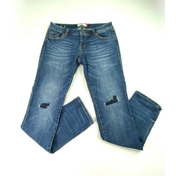 CAbi Denim - Cabi Womens Jeans Slim Boyfriend Fit Denim 5 Pockets Belt Loops Stretch Size 4